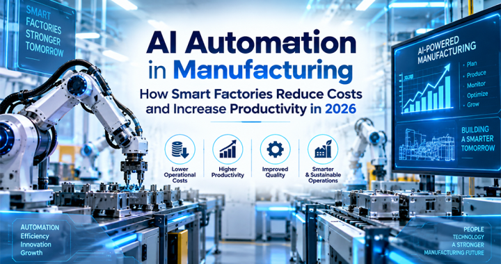 AI Automation in Manufacturing: How Smart Factories Reduce Costs and Increase Productivity in 2026