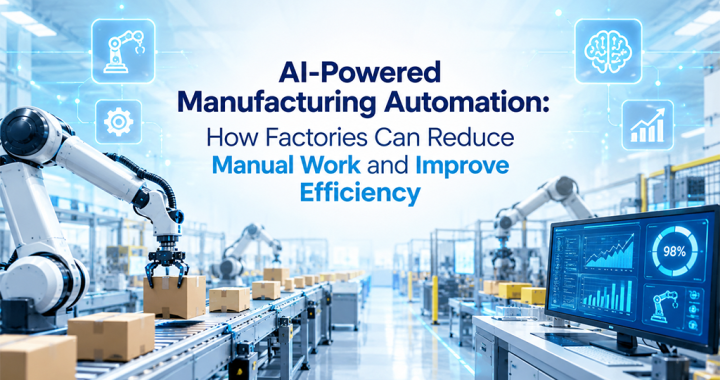 AI-Powered Manufacturing Automation: How Factories Can Reduce Manual Work and Improve Efficiency