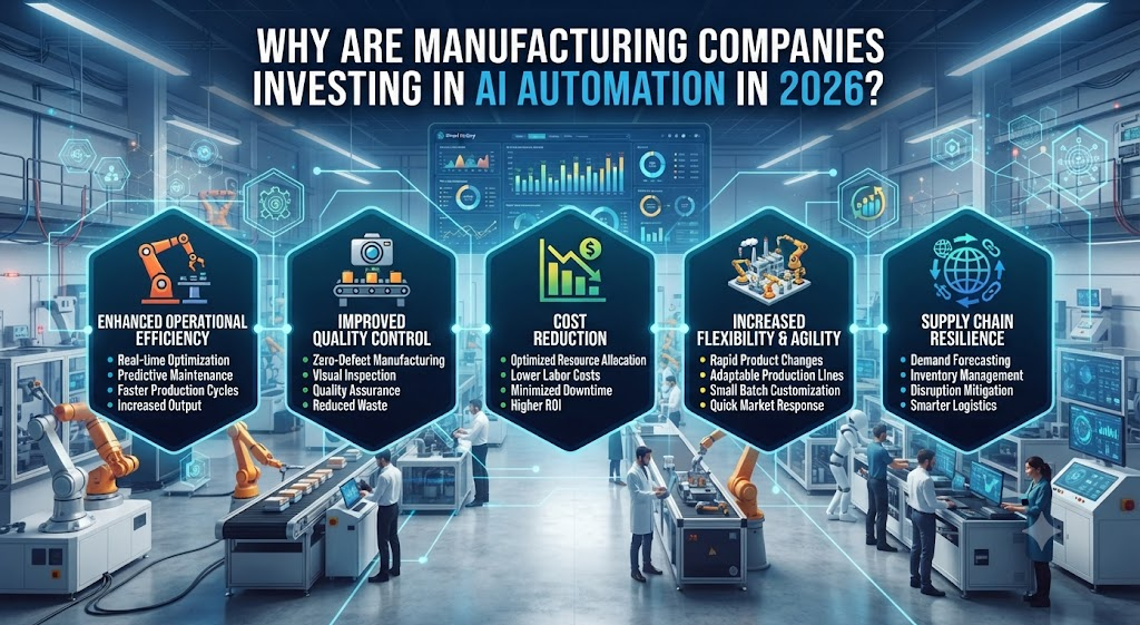 Why Are Manufacturing Companies Investing in AI Automation in 2026