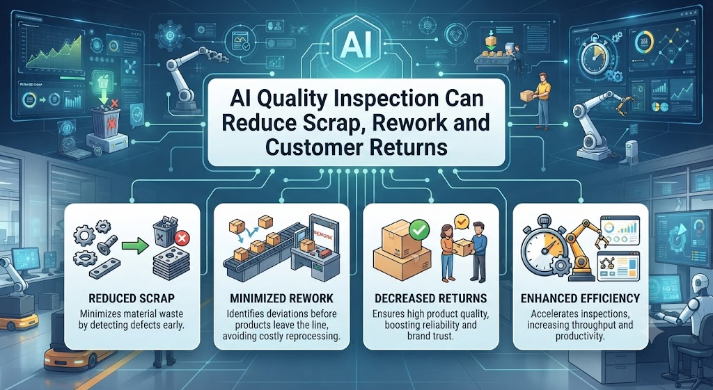 AI Quality Inspection Can Reduce Scrap, Rework and Customer Returns