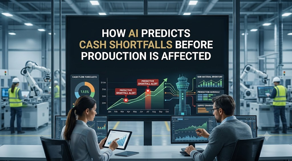 How AI Predicts Cash Shortfalls Before Production Is Affected