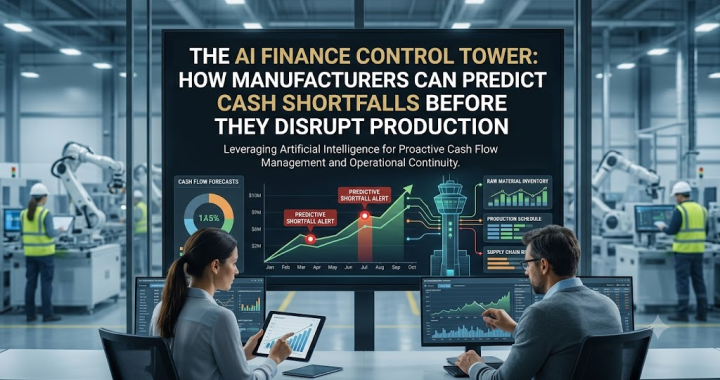 The AI Finance Control Tower: How Manufacturers Can Predict Cash Shortfalls Before They Disrupt Production