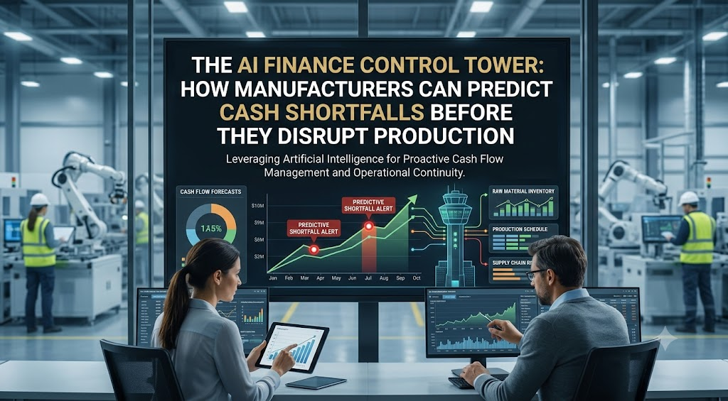 The AI Finance Control Tower: How Manufacturers Can Predict Cash Shortfalls Before They Disrupt Production