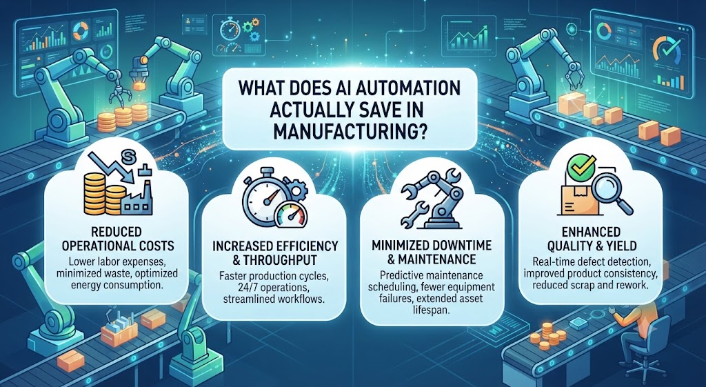 What Does AI Automation Actually Save in Manufacturing