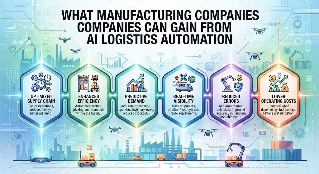 What Manufacturing Companies Can Gain From AI Logistics Automation