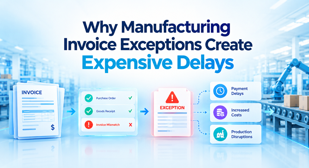 Why Manufacturing Invoice Exceptions Create Expensive Delays